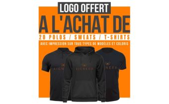 Votre logo offert dès 20 articles commandés